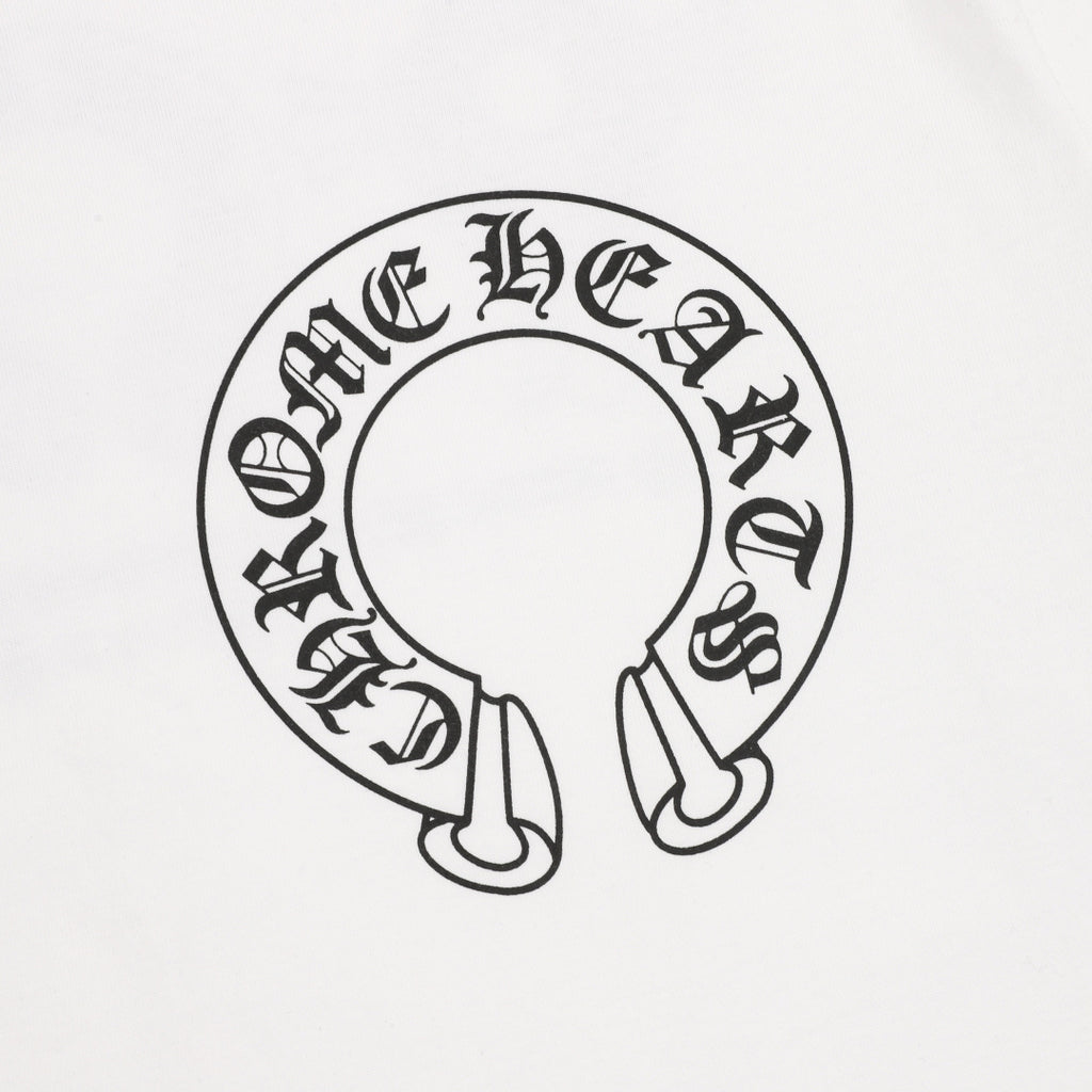 Ornate Double Cross Horseshoe White T-Shirt™