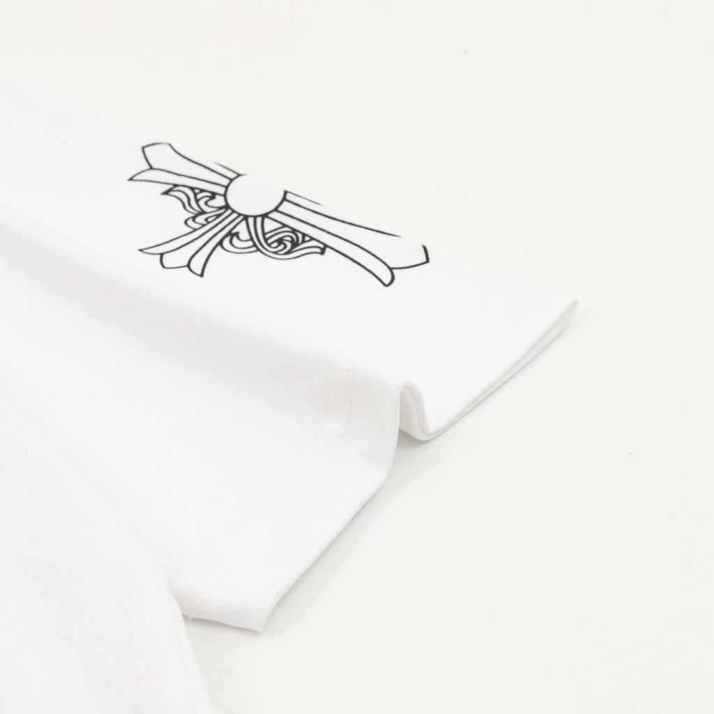 Ornate Double Cross Horseshoe White T-Shirt™