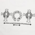 Ornate Double Cross Horseshoe White T-Shirt™