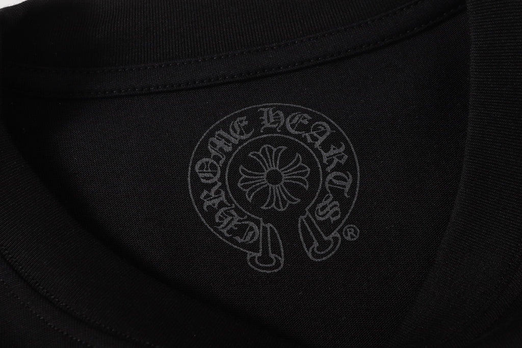 Red Pocket Logo Black T-Shirt™
