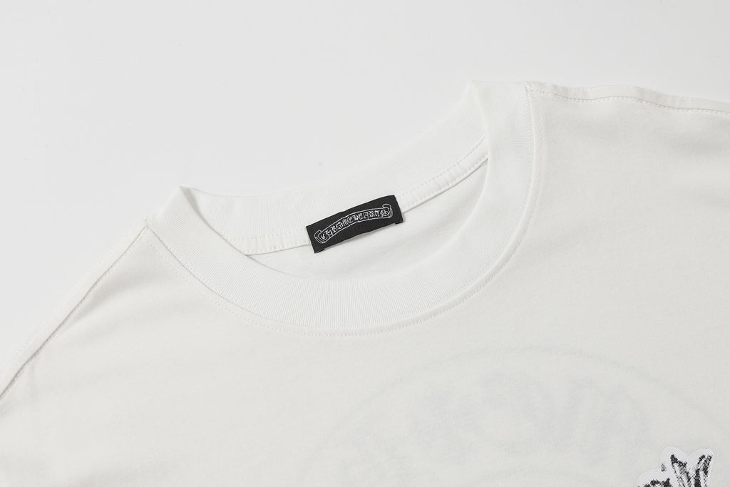 Cemetery Cross Patch White T-Shirt™