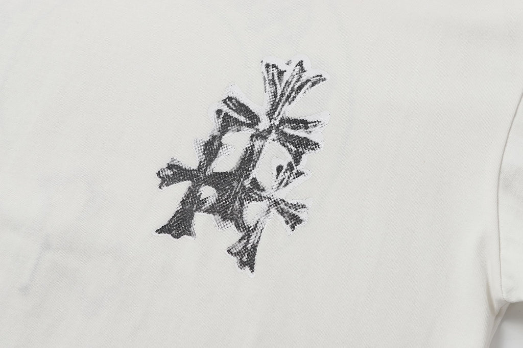 Cemetery Cross Patch White T-Shirt™