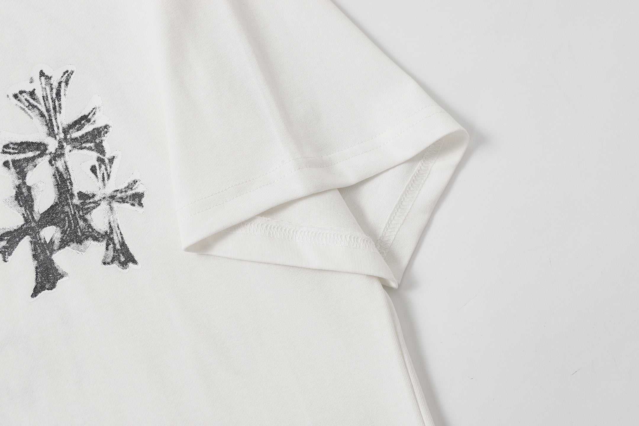 Cemetery Cross Patch White T-Shirt™