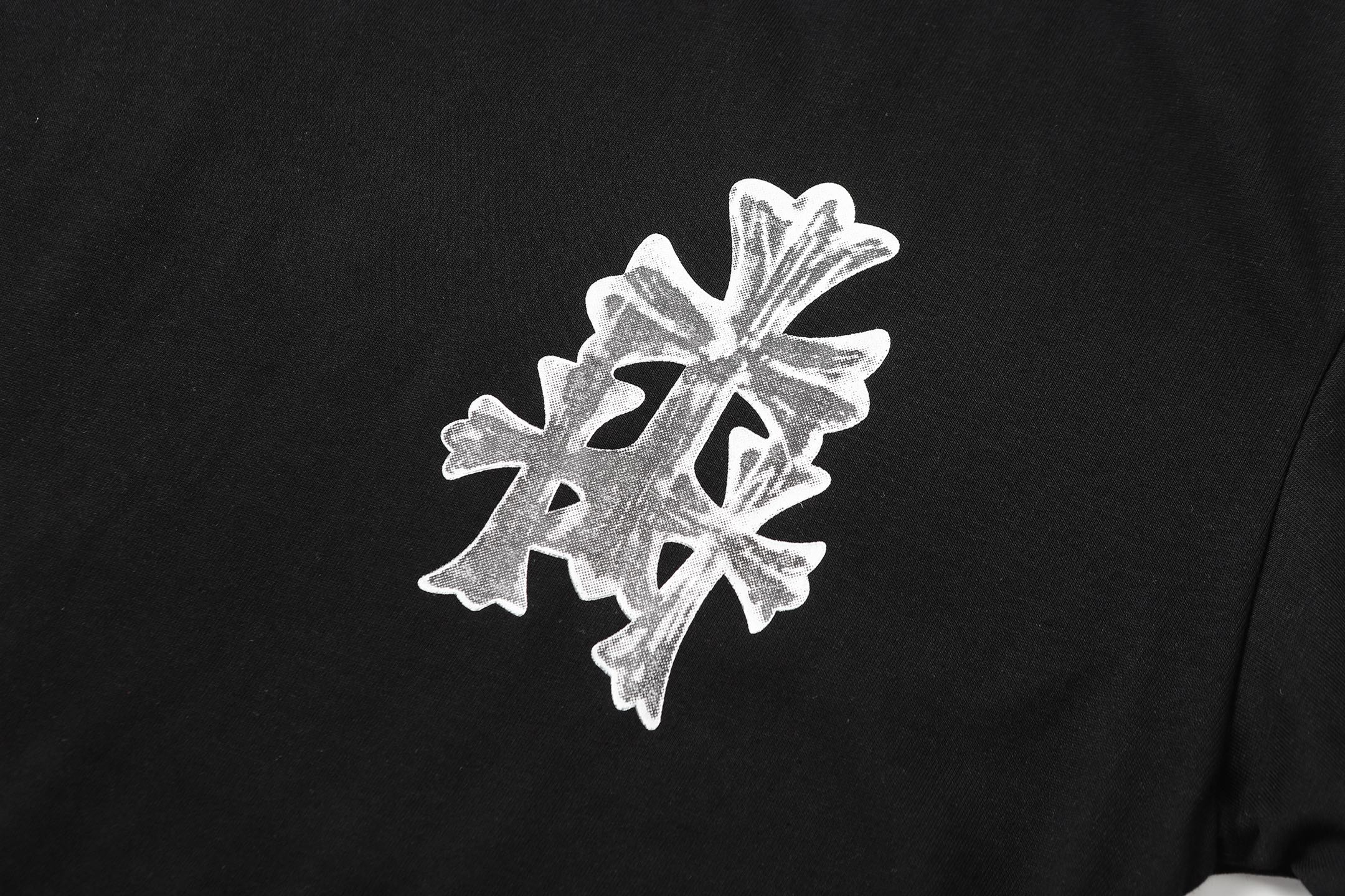 Cemetery Cross Patch Black T-Shirt™