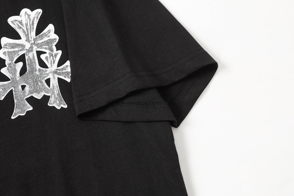 Cemetery Cross Patch Black T-Shirt™