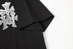Cemetery Cross Patch Black T-Shirt™