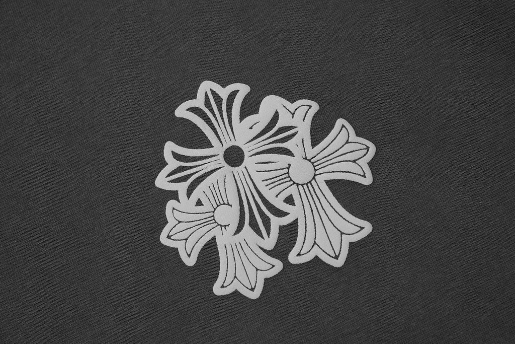 Triple Cross Horseshoe Los Angeles Gray T-Shirt™