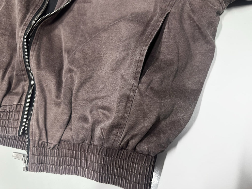 ER* Faded Graphic Brown Bomber Jacket™
