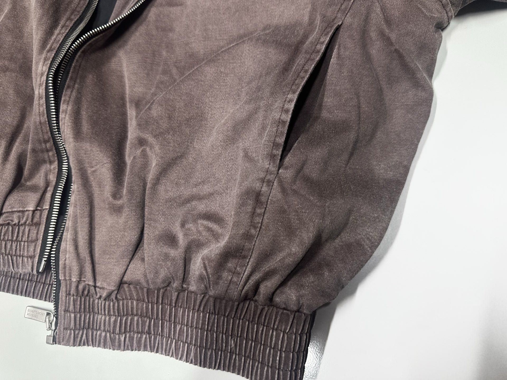 ER* Faded Graphic Brown Bomber Jacket™
