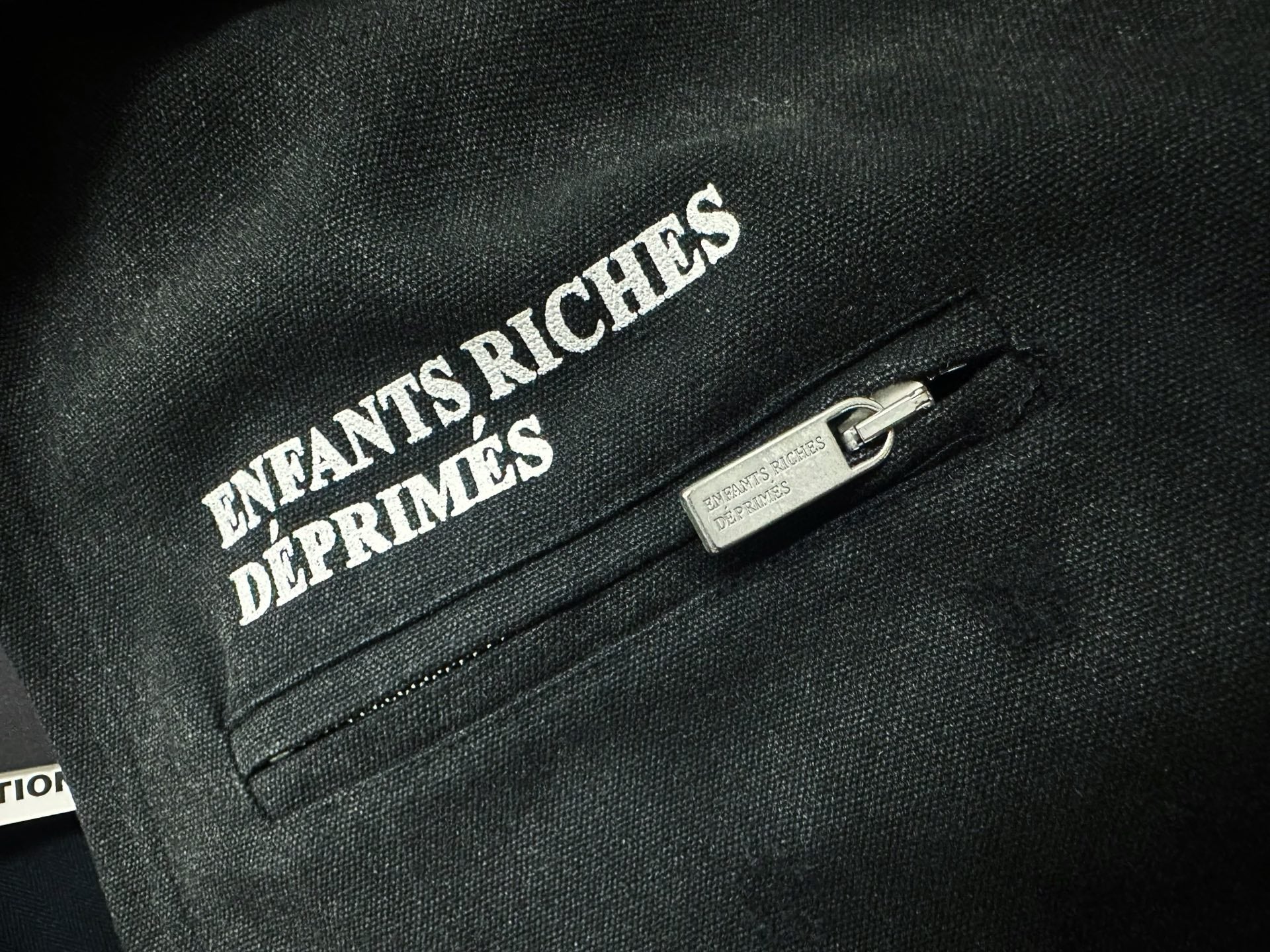 ER* Distressed Washed Black Work Jacket™