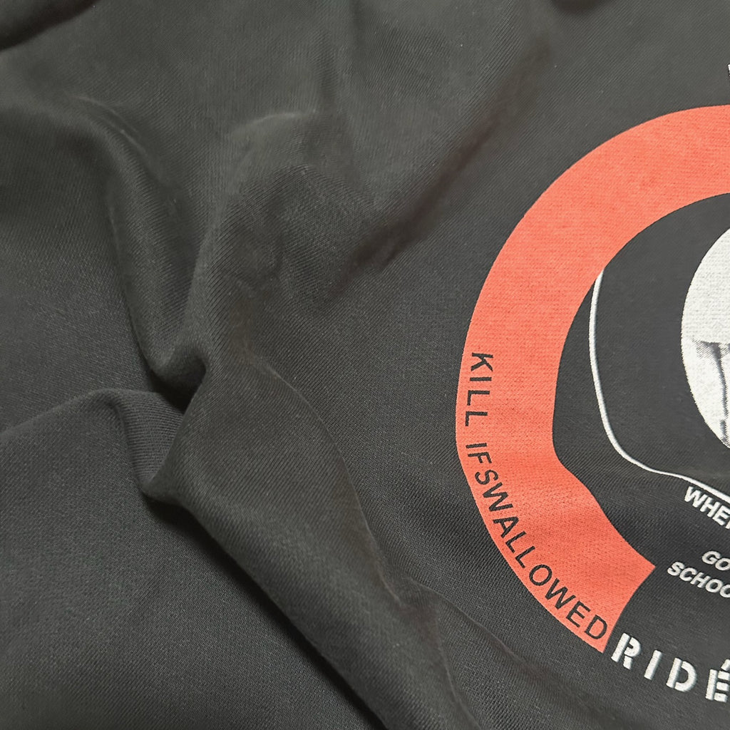 ER* Typography Portrait Washed Black Sweater™