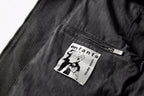 ER* Distressed Back Graphic Black Work Jacket™