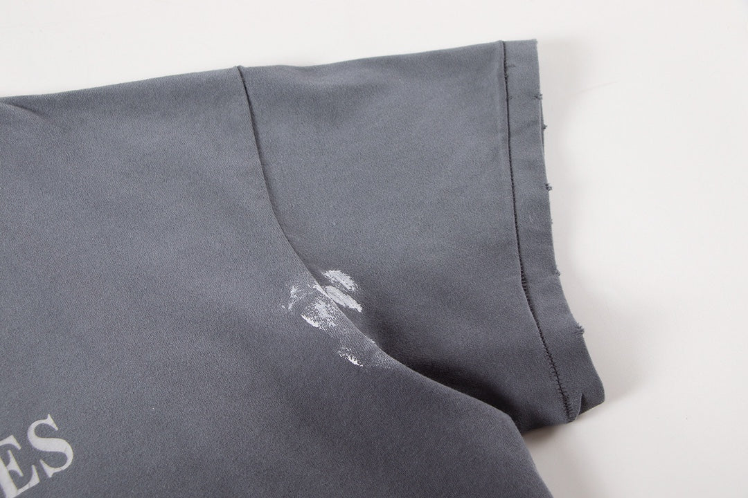 ER* Distressed Logo Gray T-Shirt™