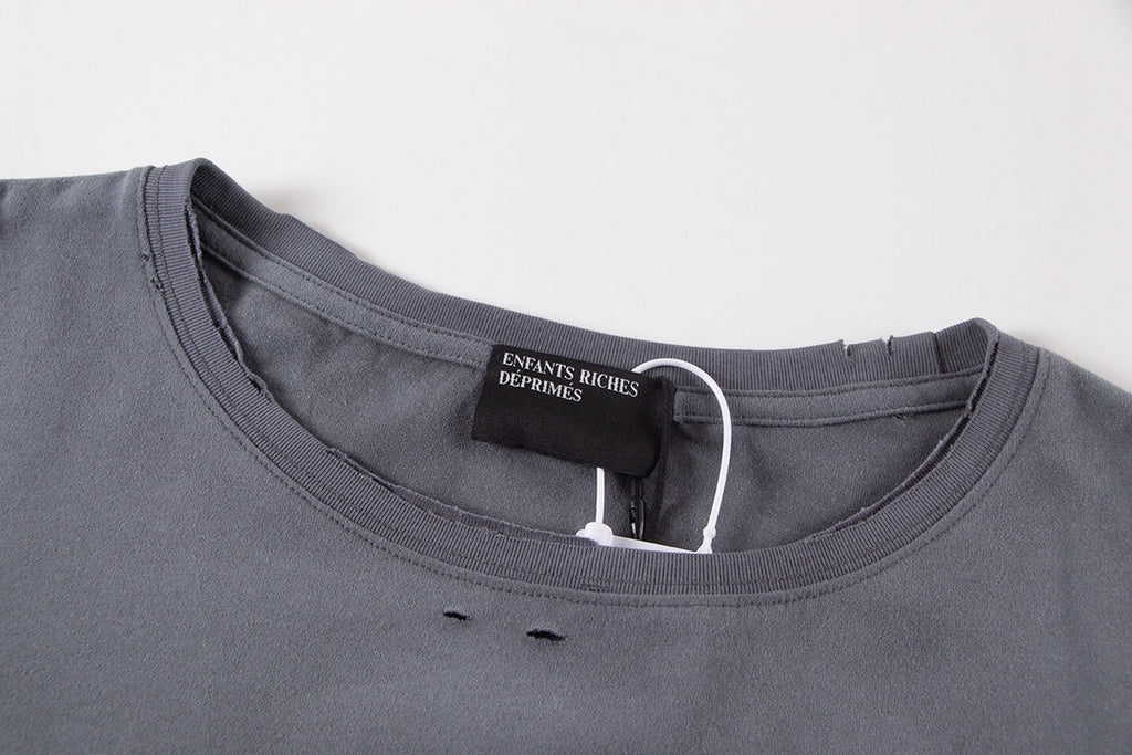 ER* Distressed Logo Gray T-Shirt™