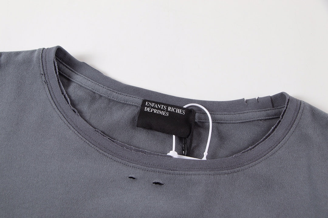 ER* Distressed Logo Gray T-Shirt™