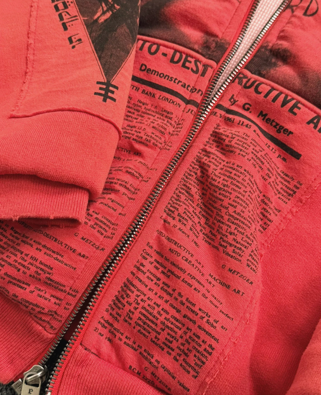 ER* Auto Destructive Art Red Hoodie™