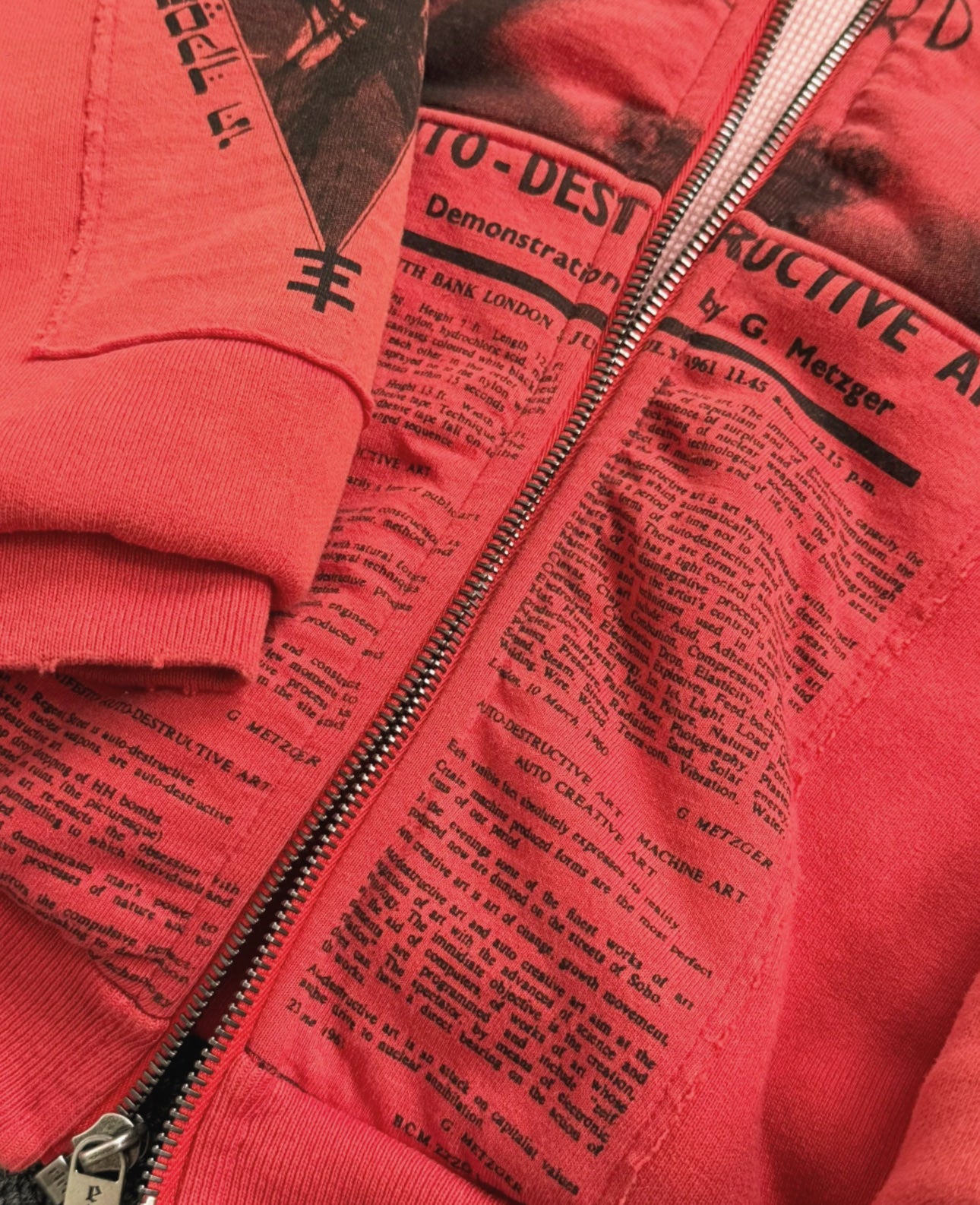 ER* Auto Destructive Art Red Hoodie™