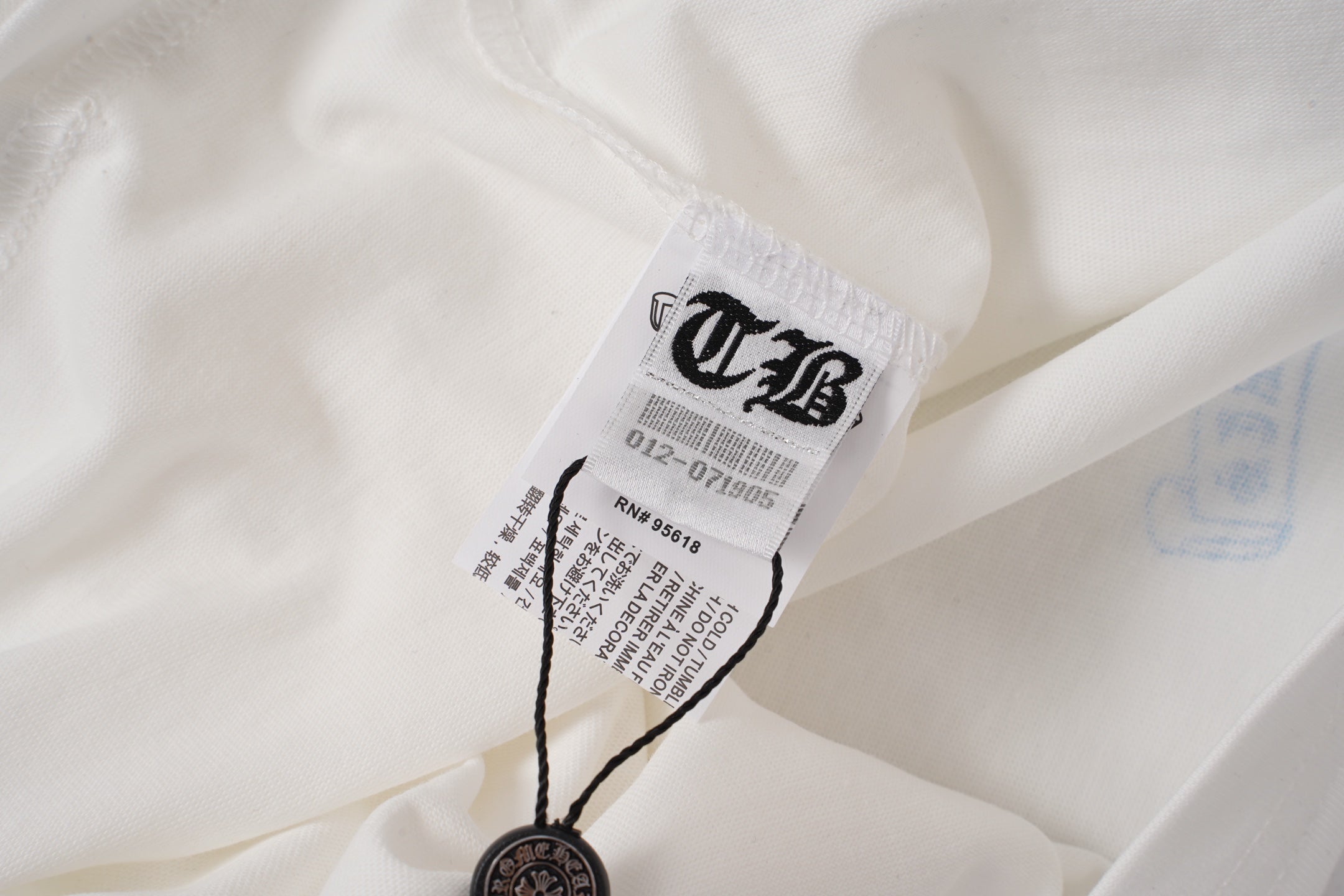 Blue Horseshoe Pocket White Long Sleeve™