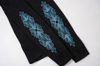 Blue Horseshoe Pocket Black Long Sleeve™