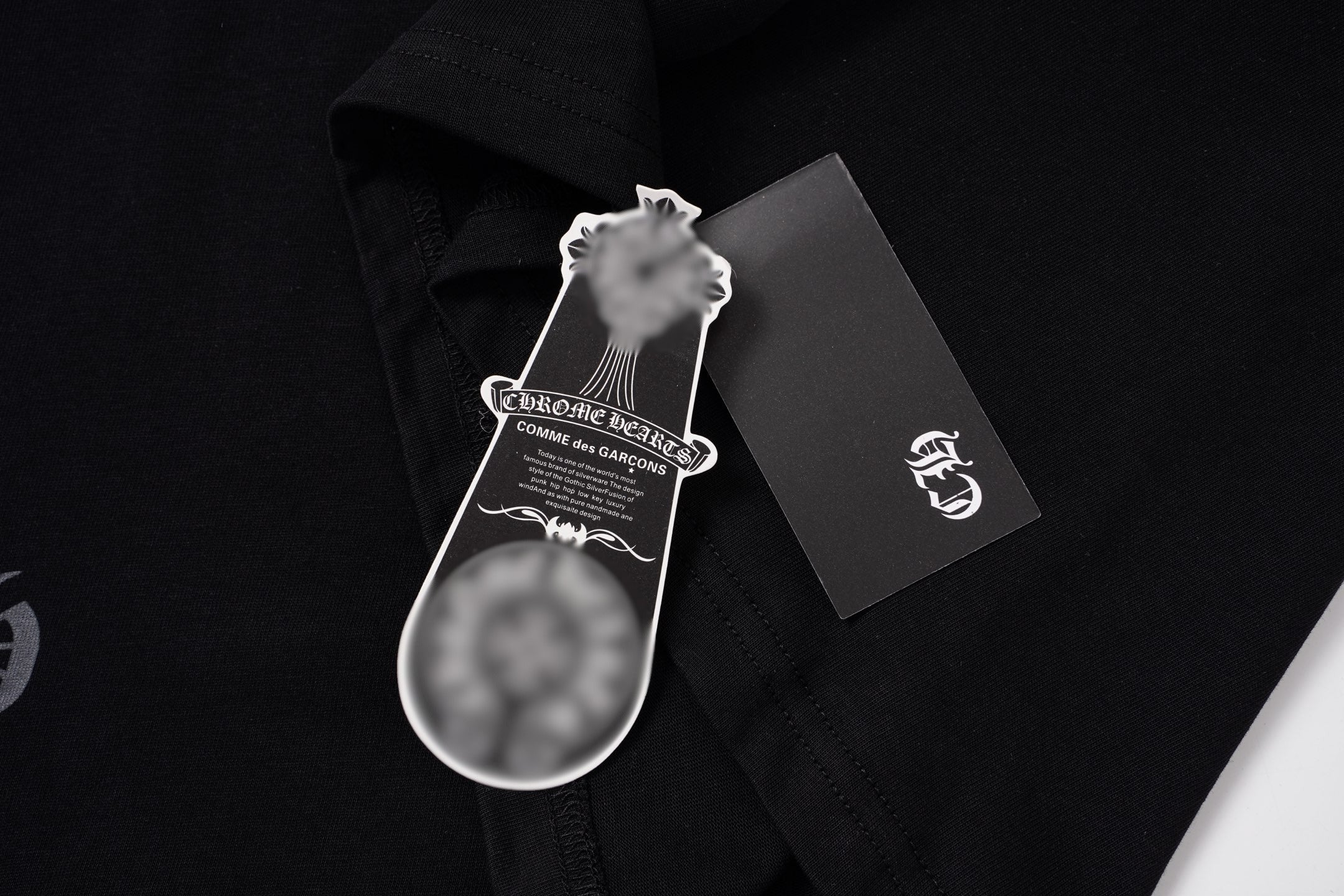 Blue Horseshoe Pocket Black Long Sleeve™