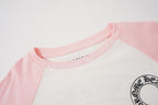 Typography Logo Pink & White Long Sleeve™
