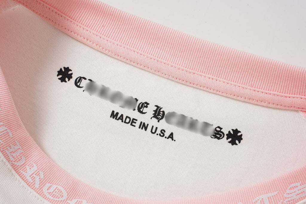 Typography Logo Pink & White Long Sleeve™