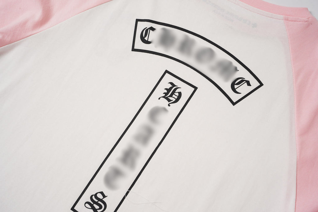 Typography Logo Pink & White Long Sleeve™