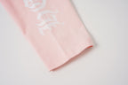 Typography Logo Pink & White Long Sleeve™