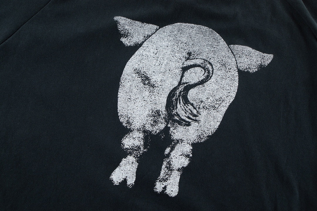 ER* Split Pig Black T-Shirt™
