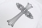 Large Ornate Cross White T-Shirt™