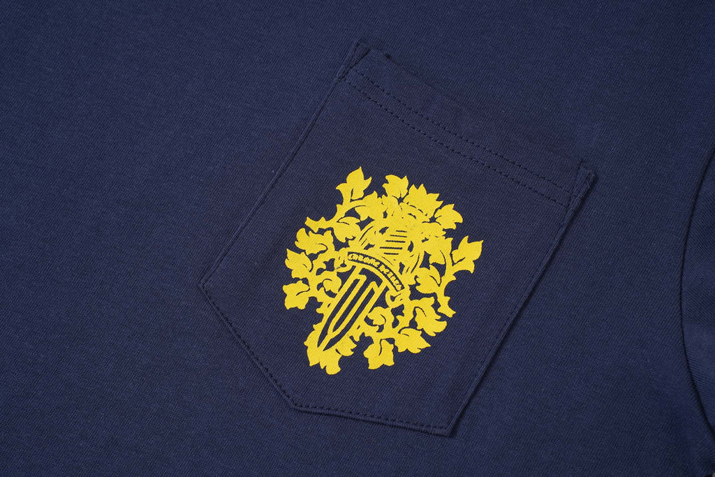 Yellow Dagger Crest Navy Long Sleeve™