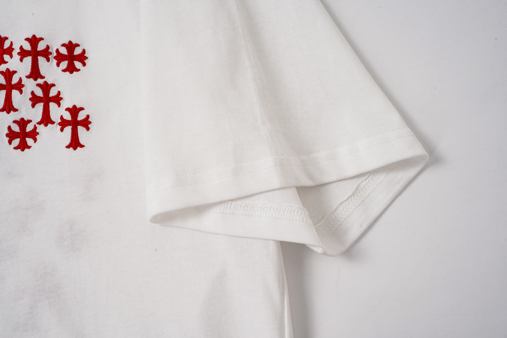 Red Cross Scatter White T-Shirt™