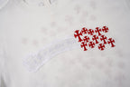 Red Cross Scatter White T-Shirt™