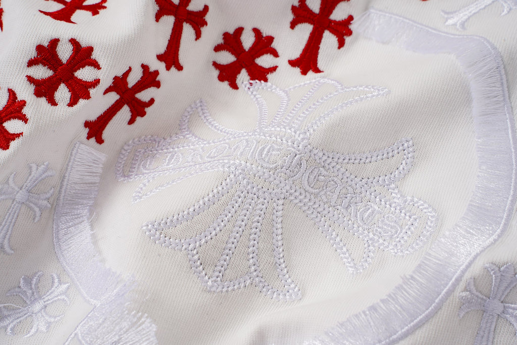 Red Cross Scatter White T-Shirt™