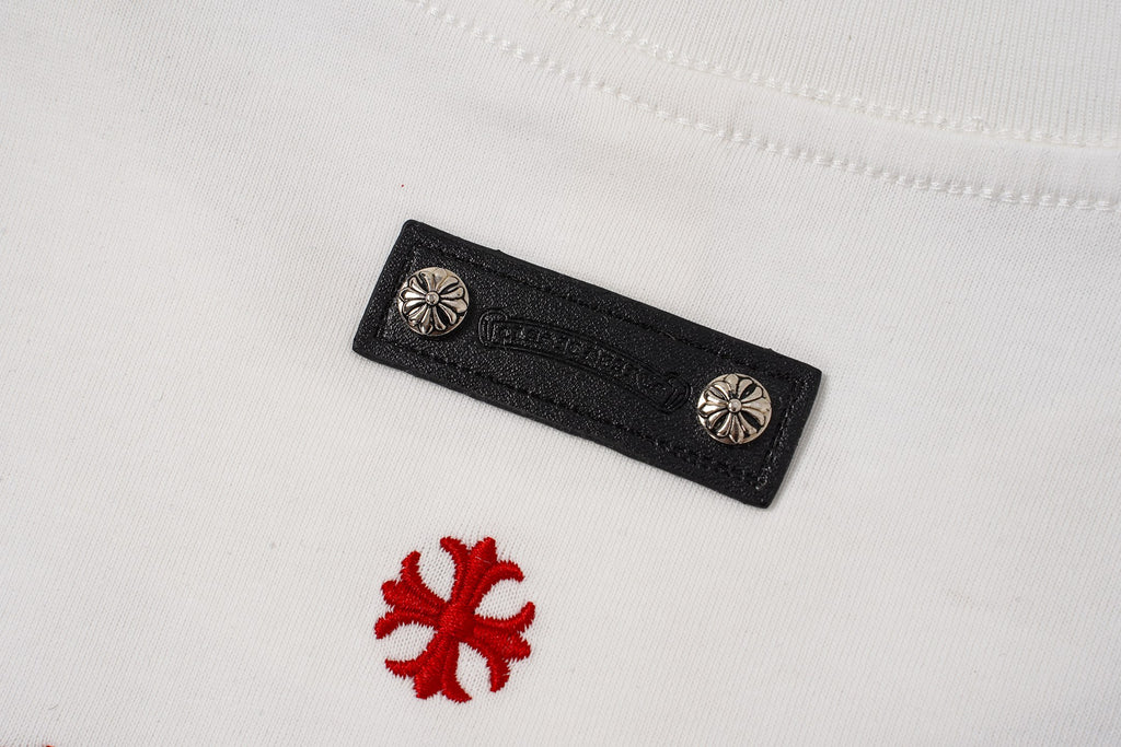 Red Cross Scatter White T-Shirt™