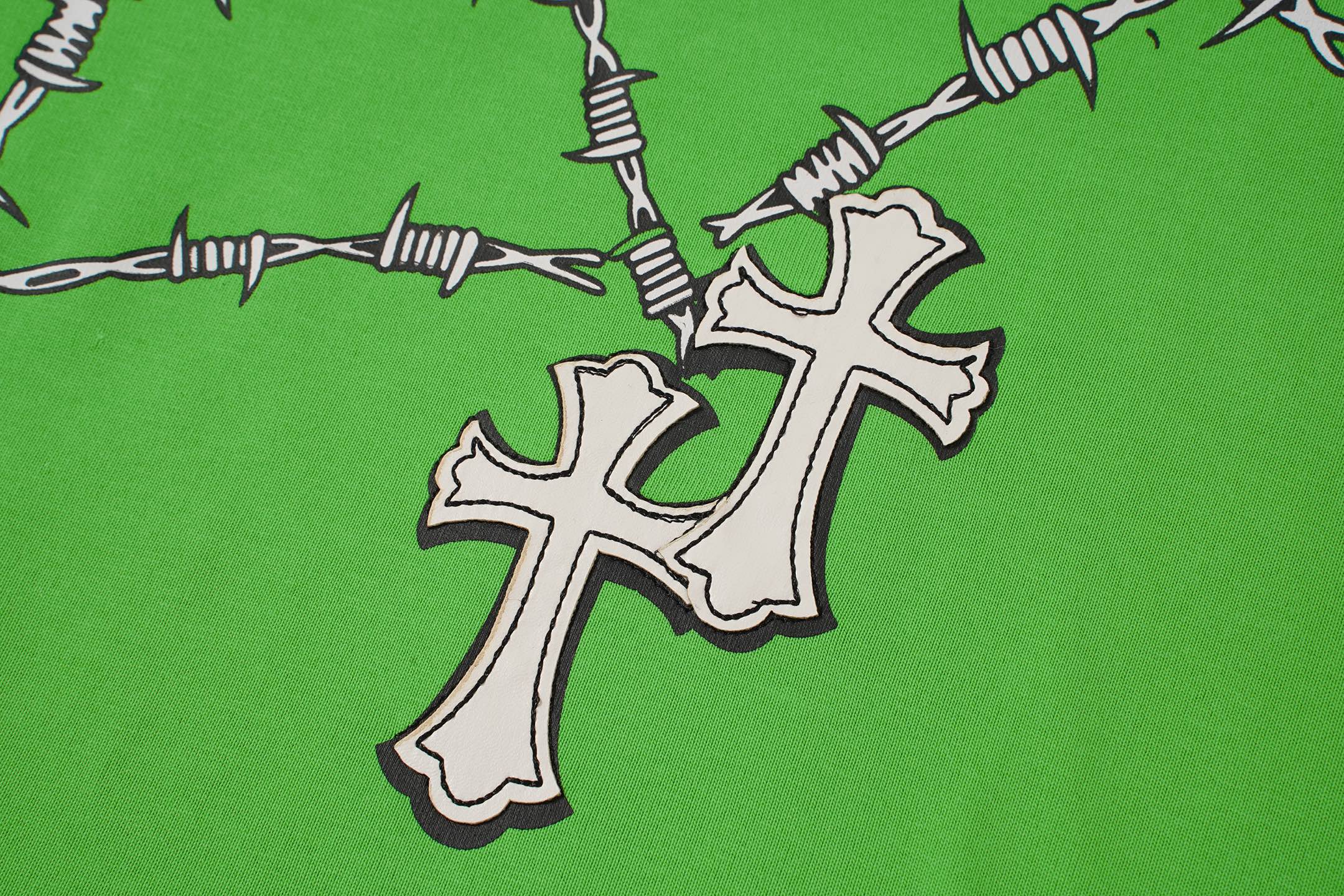 Special Barbed Wire Green T-Shirt™