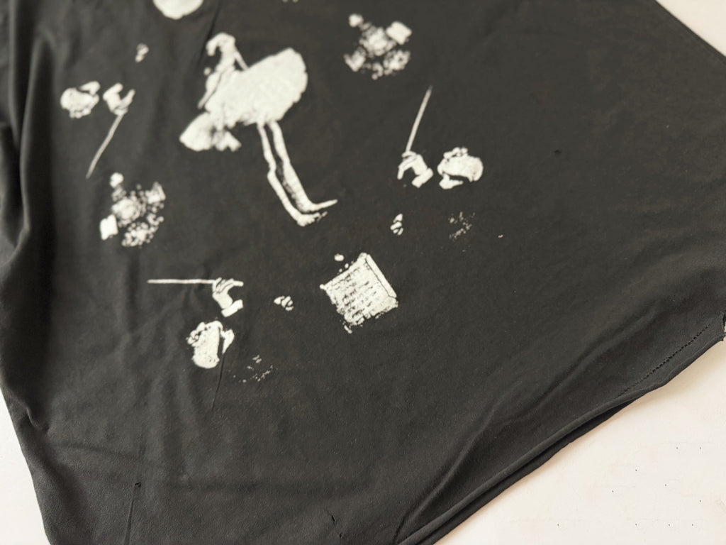 ER* Distressed Ballerina Black T-Shirt™