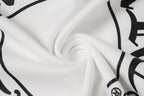 Black Sleeve Horseshoe White T-Shirt™