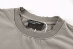 ER* Distressed Pocket Beige T-Shirt™*