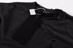 ER* Distressed Pocket Black T-Shirt™*