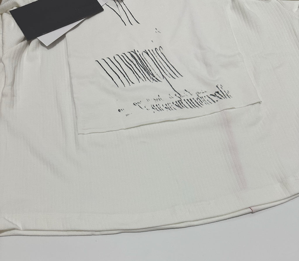 ER* Manuscript White Long Sleeve™