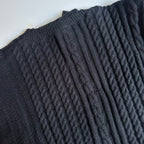 ER* Distressed Black Knit Sweater™