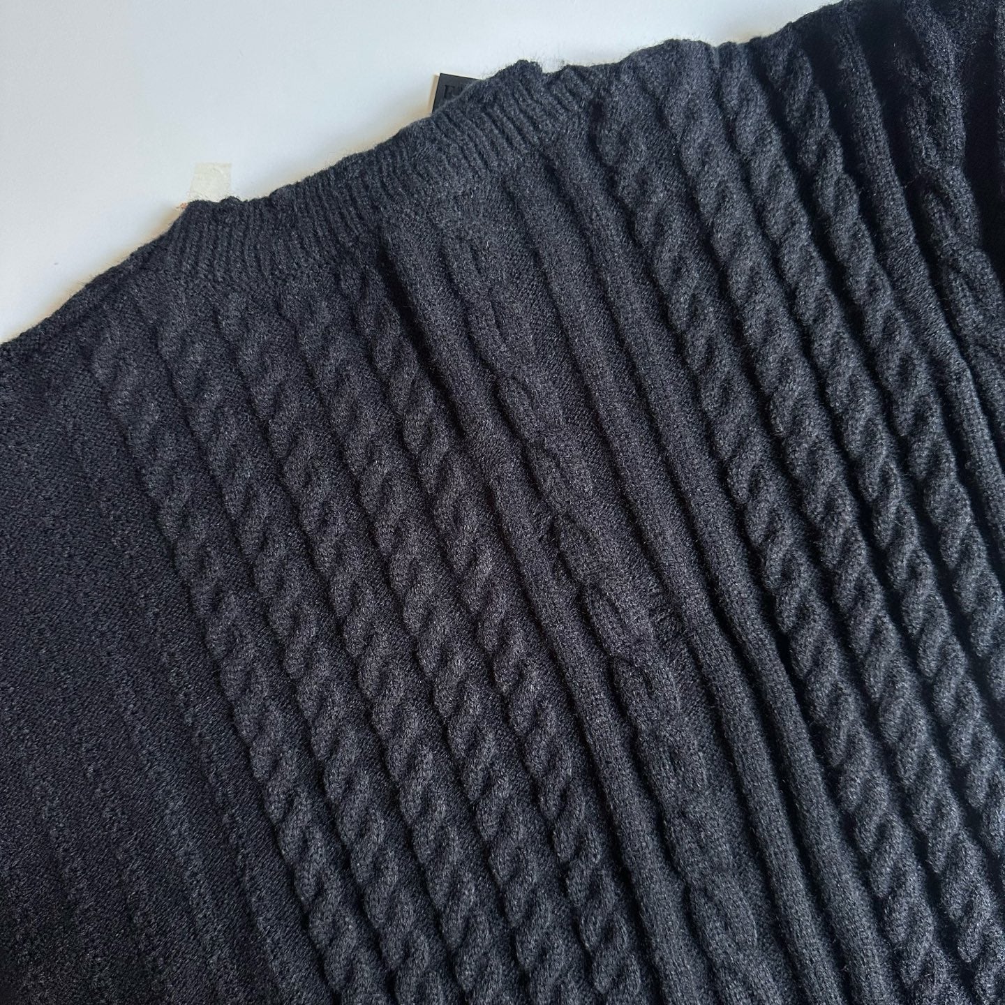 ER* Distressed Black Knit Sweater™
