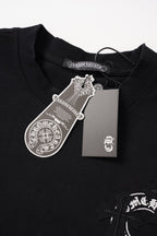 Cross Flower Banner Black T-Shirt™
