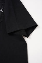 Cross Flower Banner Black T-Shirt™