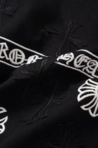 Cross Flower Banner Black T-Shirt™