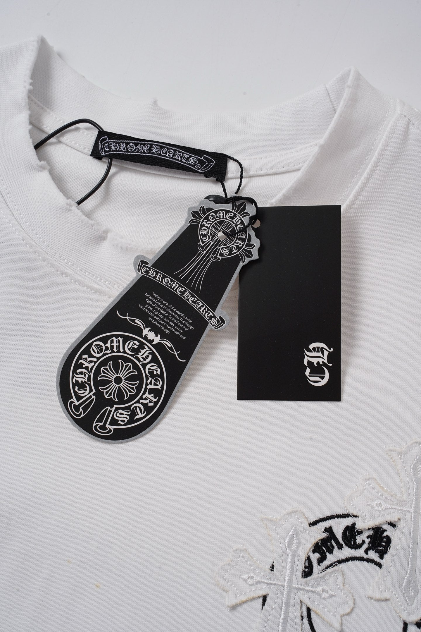 Cross Flower Banner White T-Shirt™