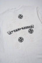 Cross Flower Banner White T-Shirt™