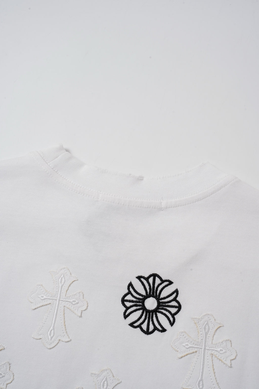 Cross Flower Banner White T-Shirt™