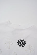 Cross Flower Banner White T-Shirt™